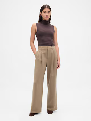365 High Rise Pleated Trousers | Gap (US)