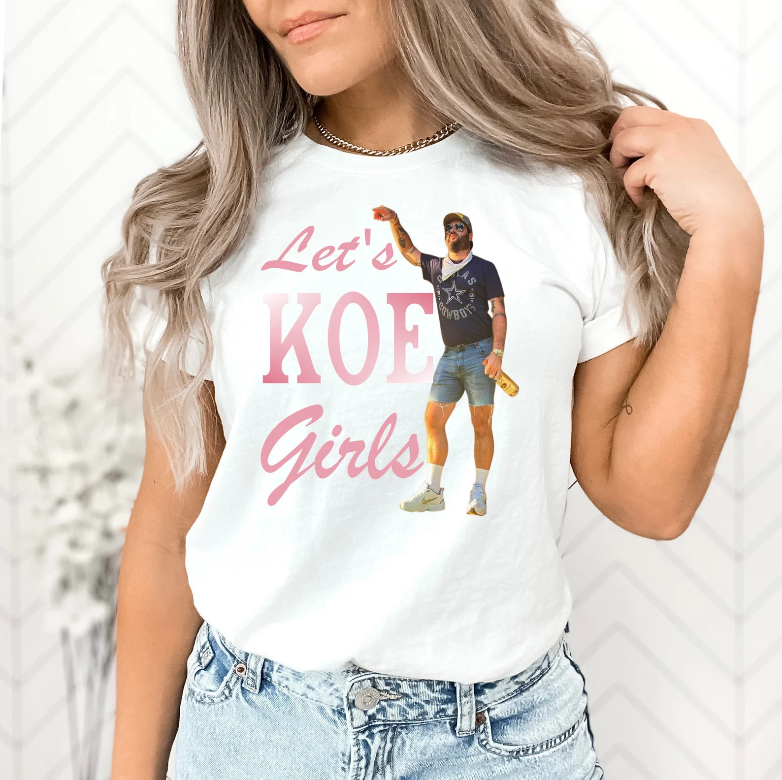 Lets Koe Girls Shirt Womens Shirt Bella Canvas Shirt Womens - Etsy | Etsy (US)