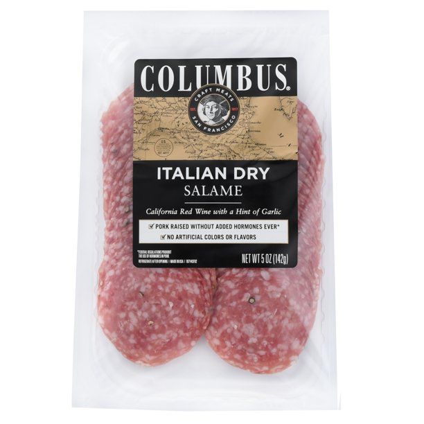 COLUMBUS Sliced Italian Dry Salame, 5 oz | Walmart (US)