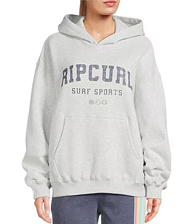 Rip Curl Varsity Sports Long Sleeve Oversized Hoodie - S | Dillard's