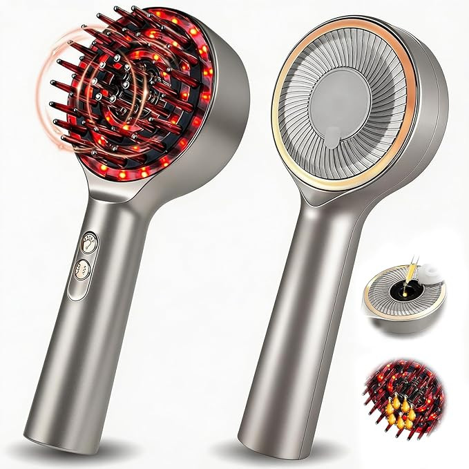 3 in 1 Scalp Massager Hair - 360° Hair Oil Applicator Electric Scalp Massager IPX7 Waterproof fo... | Amazon (US)
