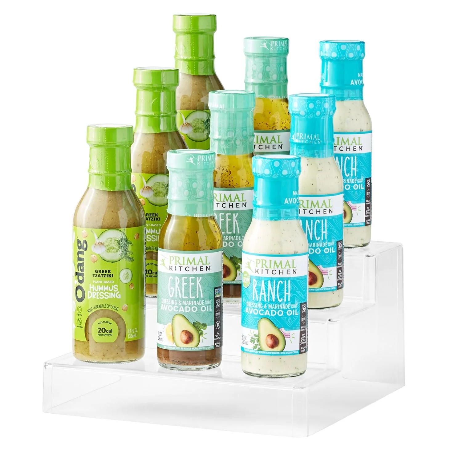 The Home Edit Clear Plastic 3 Tier Riser, 9.57" x 5" x 9.57" | Walmart (US)