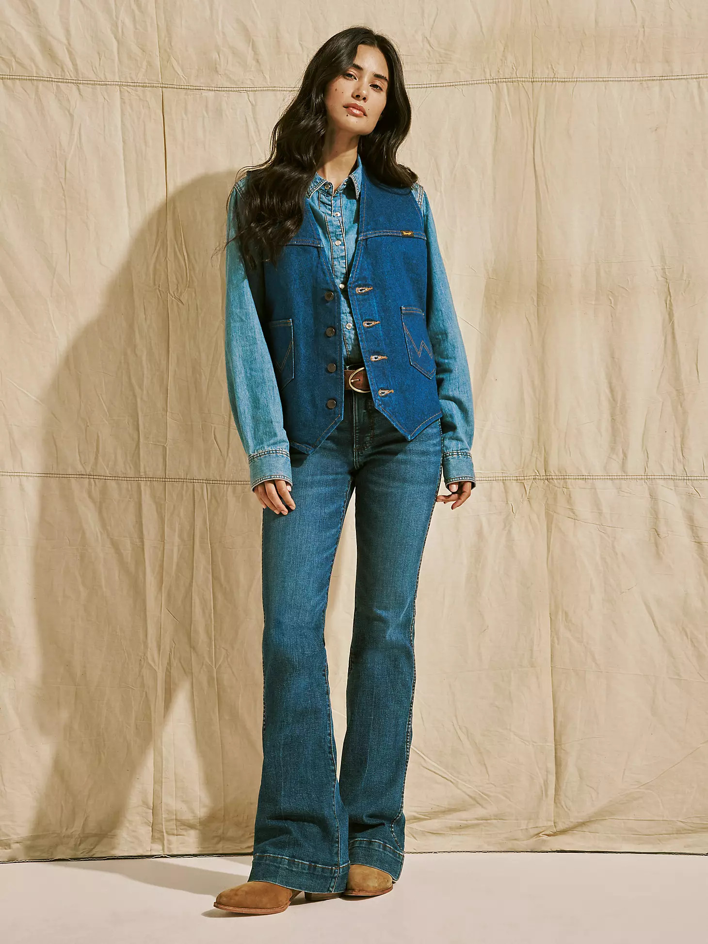 The Wrangler Retro® Green Jean: Women's High Rise Trouser | Women's JEANS | Wrangler® | Wrangler