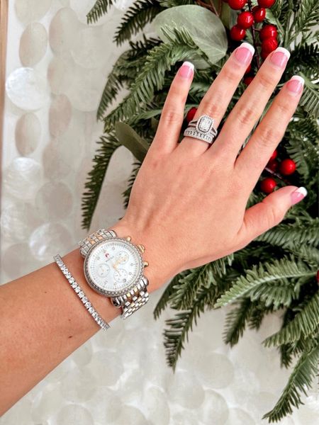 Amazon Tennis Bracelet under $20! Amazing quality! Wearing the smallest size 6.5 ✨ Would make a great gift idea! 🎁 Michele Watch is on sale too!

Amazon Fashion, gifts for her, stocking stuffers, tennis bracelet, Michele watch, Gift Guide 

#LTKHoliday #LTKfindsunder100 #LTKstyletip
