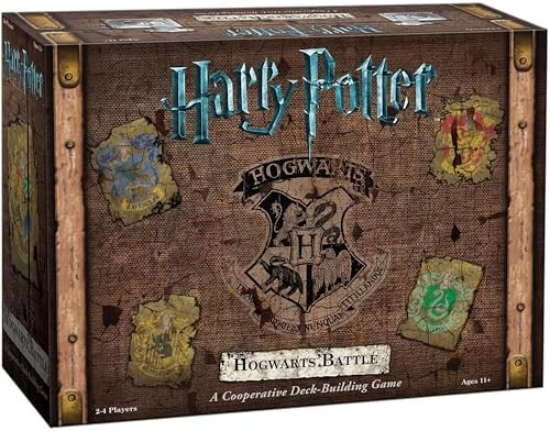 USAOPOLY Harry Potter Hogwarts Battle Cooperative Deck Building Card Game | Official Licensed Mer... | Amazon (US)