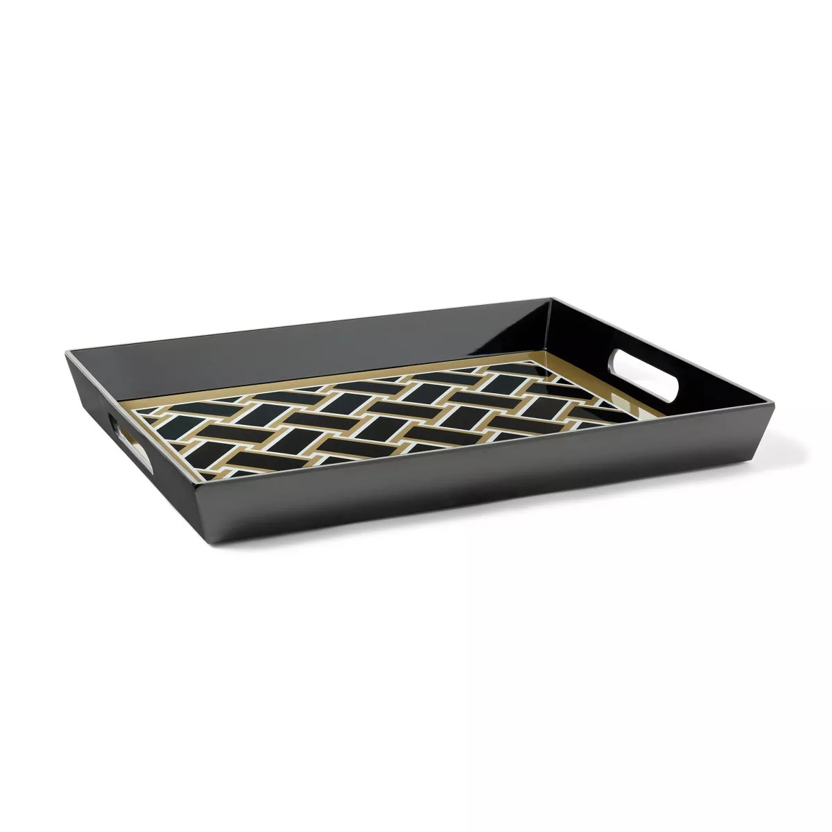 Vintage Weave Neutral Melamine Rectangle Serving Tray - DVF for Target | Target