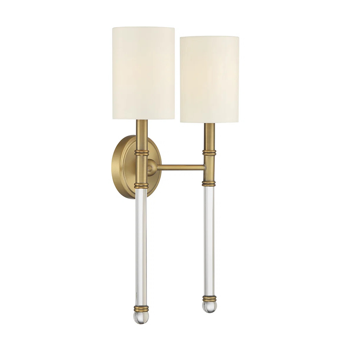 Nazario 2 - Light Dimmable Wallchiere in Brass | Wayfair North America