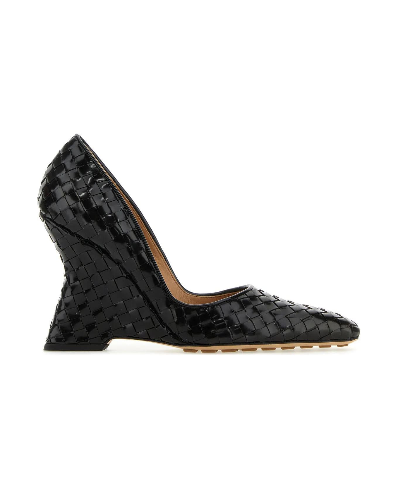 Black Leather Comet Pumps | Italist.com US