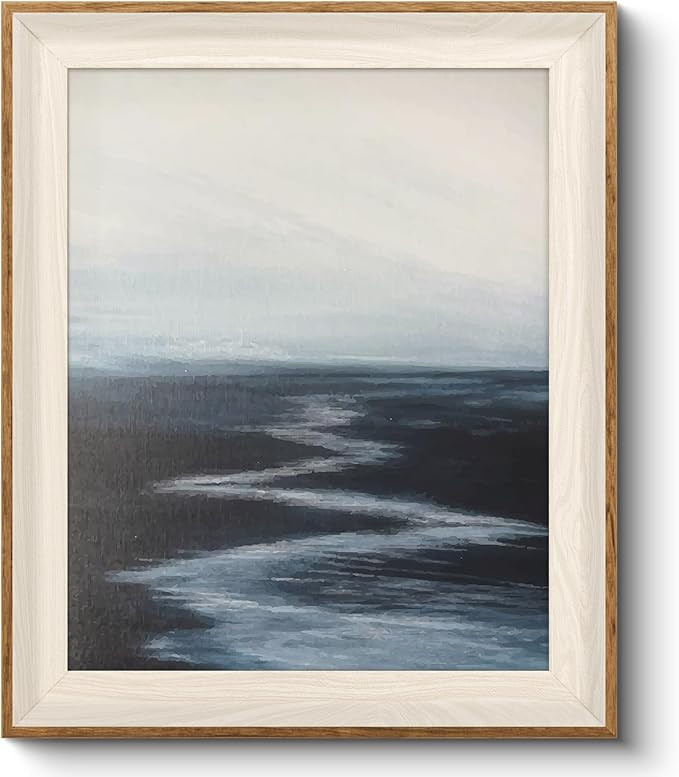 VIYYIEA Framed Canvas Wall Art, Vintage Wall Art for Living Room, Abstract Oil Painting Picture S... | Amazon (US)