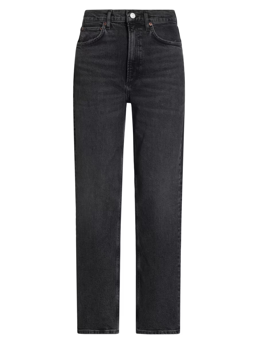 High-Rise Stovepipe Slim Jeans | Saks Fifth Avenue