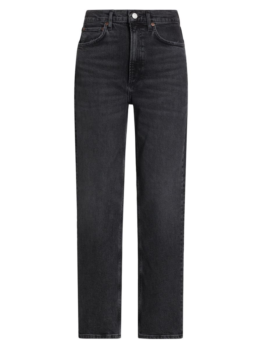 High-Rise Stovepipe Slim Jeans | Saks Fifth Avenue