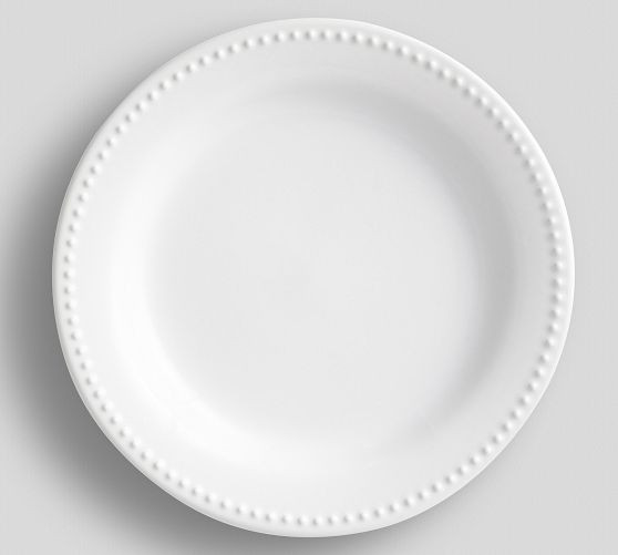 Emma Beaded Stoneware Dinner Plates | Pottery Barn (US)