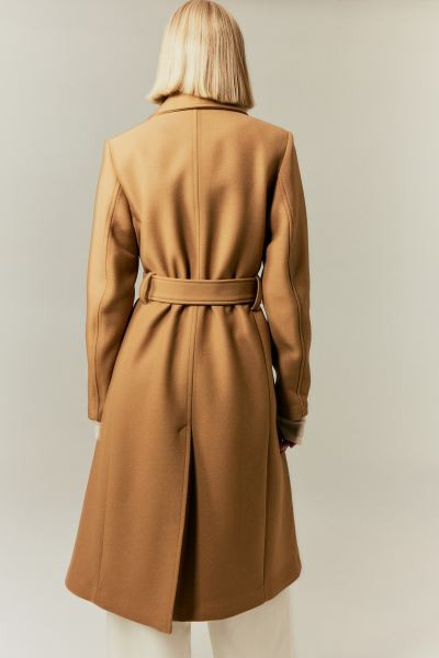 Wool-blend tie-belt coat | H&M (UK, MY, IN, SG, PH, TW, HK)