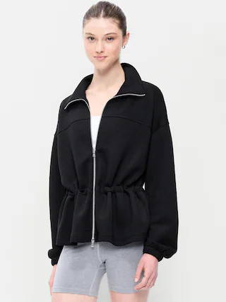 Bounce Fleece Full-Zip Cinched Sweatshirt | Old Navy (CA)
