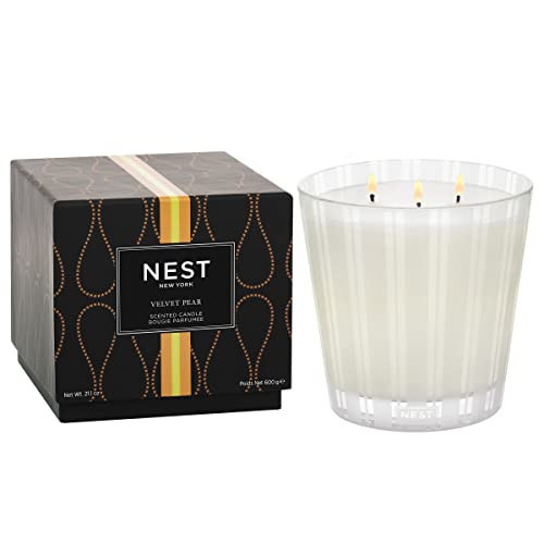 NEST Fragrances NEST03VP002 Velvet Pear 3-Wick Candle | Amazon (US)