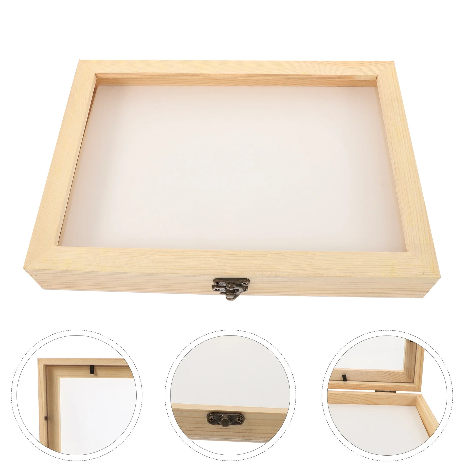 Raindrops Wooden Insect Display Case Insect Butterfly Shadow Box Wooden Collection Box with Clear... | Walmart (US)