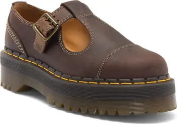 Dr. Martens Bethan Arc Crazy Horse Platform Mary Jane Shoes (Women) | Nordstromrack | Nordstrom Rack