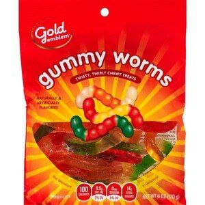 Gold Emblem Gummy Worms, 6.5 OZ | CVS Photo