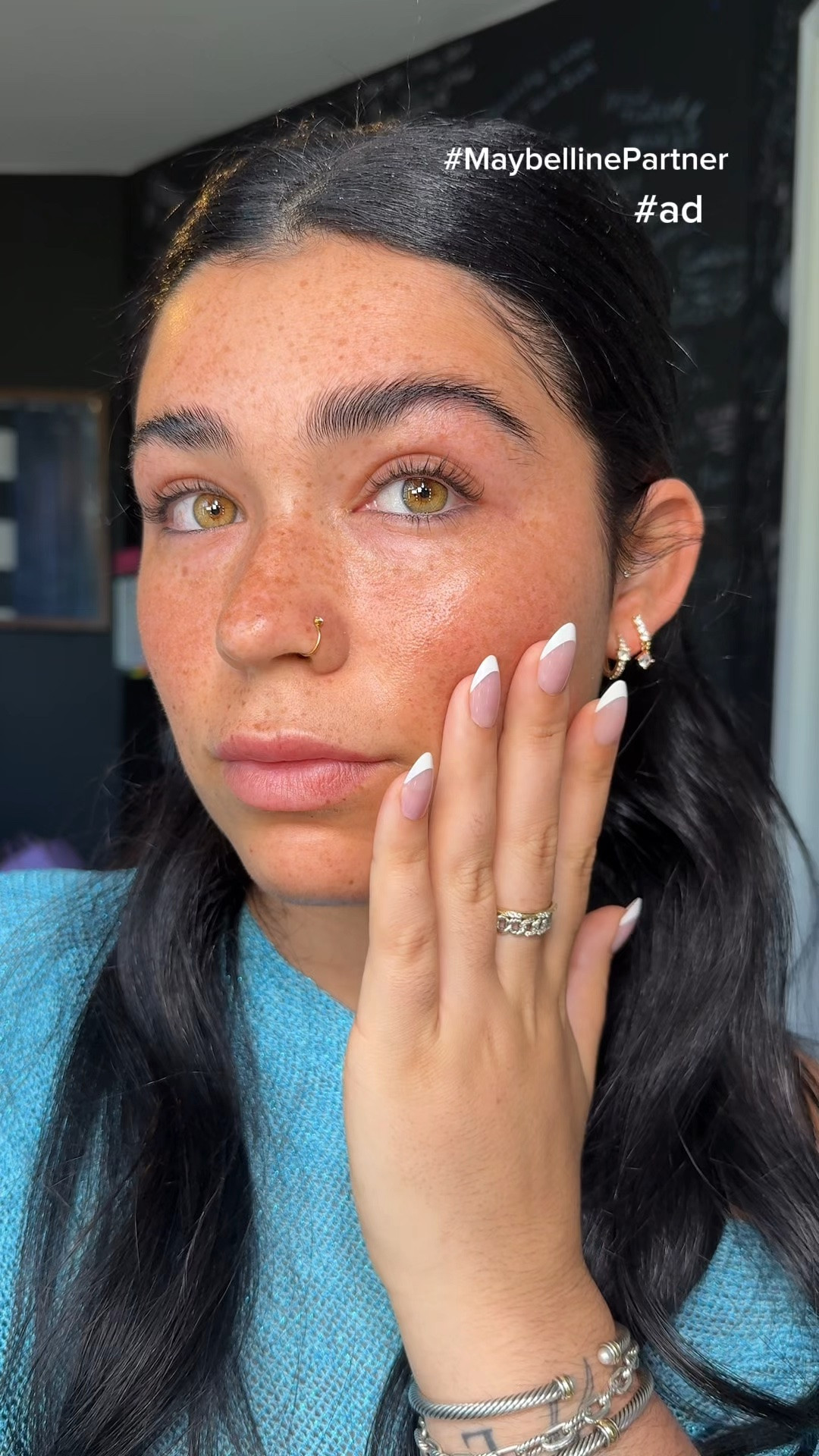 #AD Glossy lips + lifted liner + Sky High lashes = the summer look ✨🩷 #maybellinepartner #makeup @ltk  #liketkit #targetpartner @Target  @Maybellineny @targetstyle