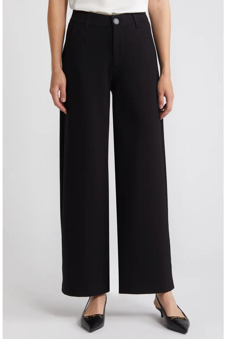Whitney Skyrise Flat Front Wide Leg Pants (Women) | Nordstrom | Nordstrom