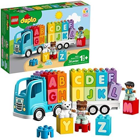 Amazon.com: LEGO DUPLO My First Alphabet Truck 10915 ABC Letters Learning Toy for Toddlers, Fun K... | Amazon (US)