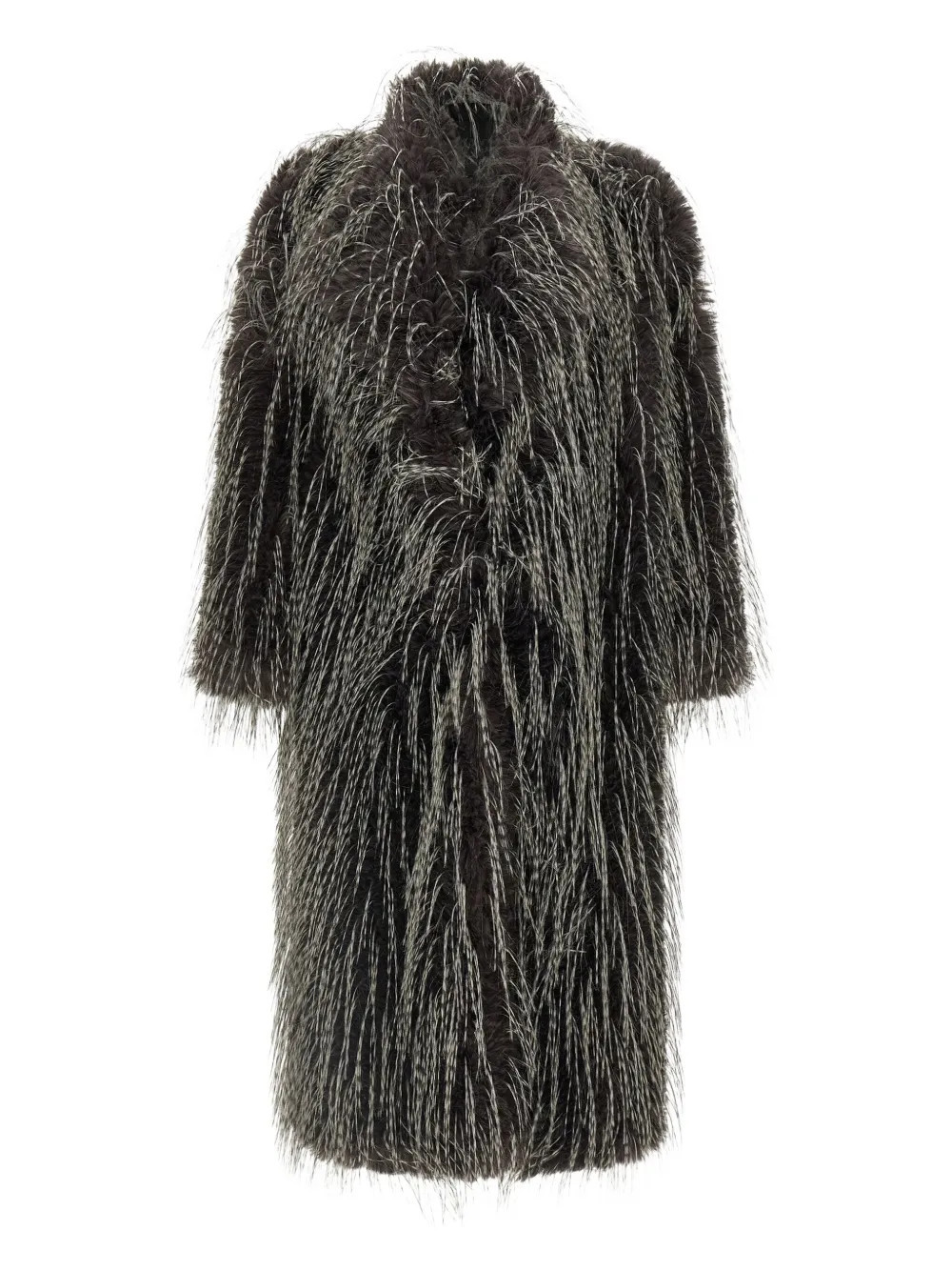 B&B COUTURE single-breasted shawl-neck coat - Black | Farfetch Global