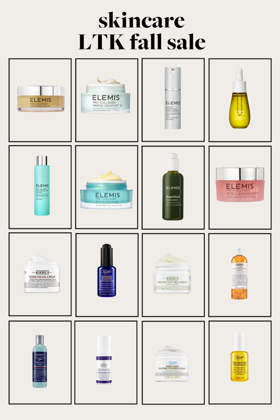 LTK SKINCARE FALL SALE linked some of my favorite products from Elemis & Kiehls including my favorite avocado under eye cream and makeup remover balm #ltkbeauty #ltkskincare

#LTKstyletip #LTKsalealert #LTKSeasonal