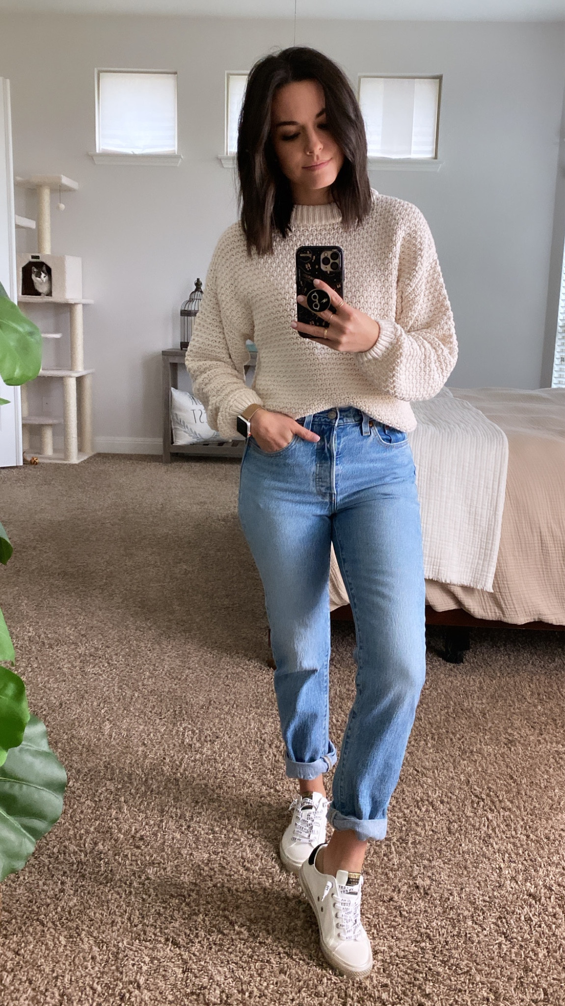 Cozy sweater and fave jeans on a rainy day  

#LTKshoecrush #LTKfindsunder100