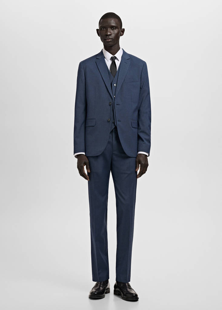 Paris super slim-fit suit vest ink blue - Man - 40 - MANGO MAN | Mango (US/MX/AU)
