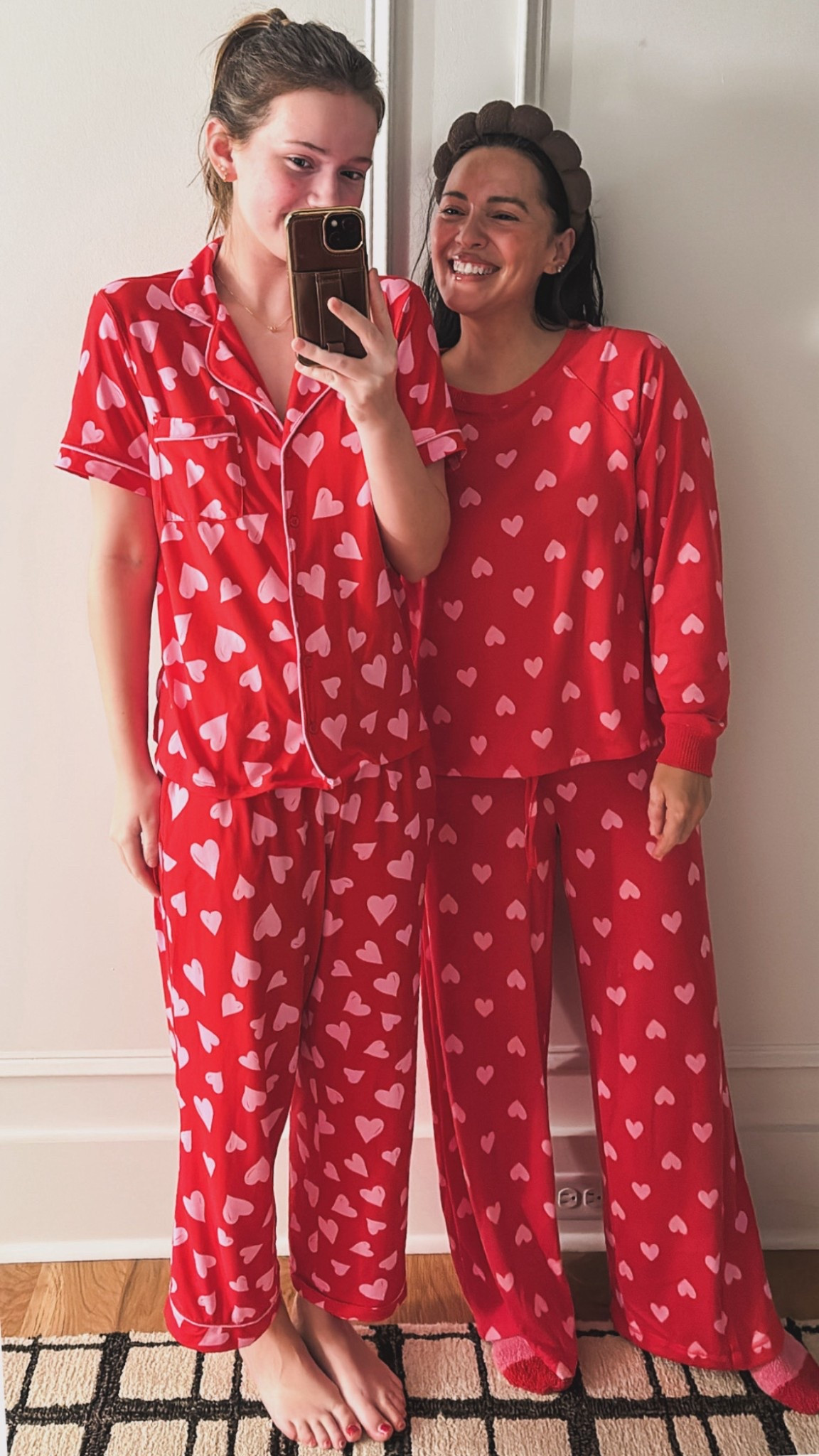 My girl and I are big fans of holiday pjs. ♥️💕 And we both love this affordable brand! So soft and they wash so well. Grab them before they sell out! #valnetinesday 

#LTKmomlife #LTKOver40 #LTKFindsUnder50