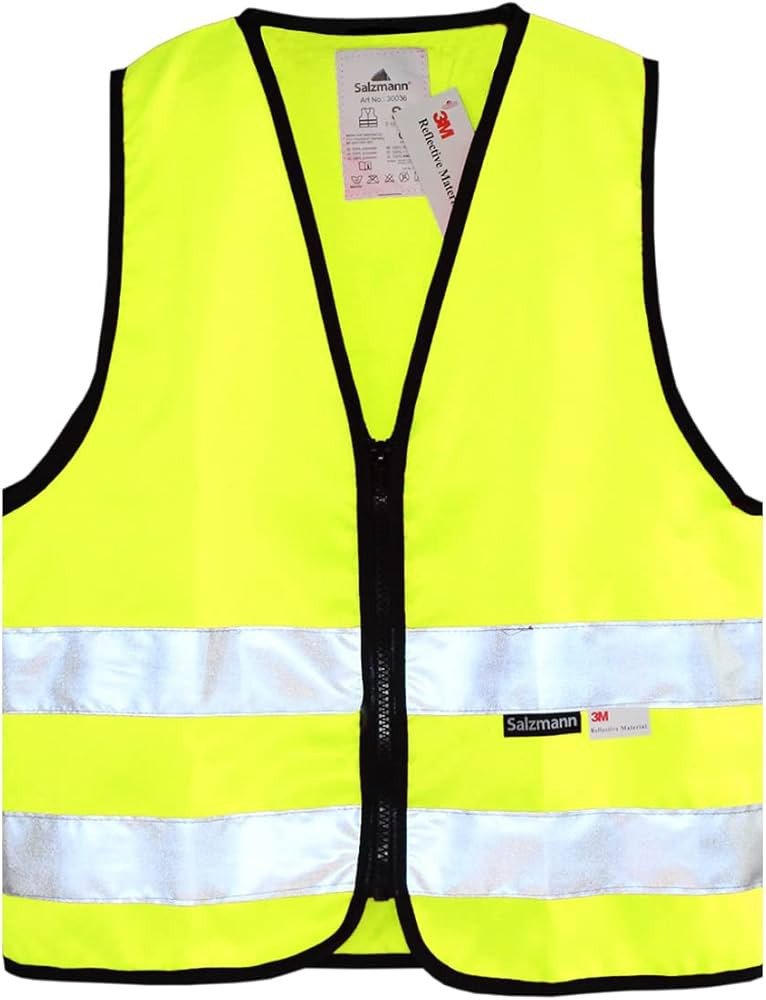 Salzmann 3M Children's High Visibility Vest - Reflective Safety Vest with Zipper - Made with 3M R... | Amazon (US)