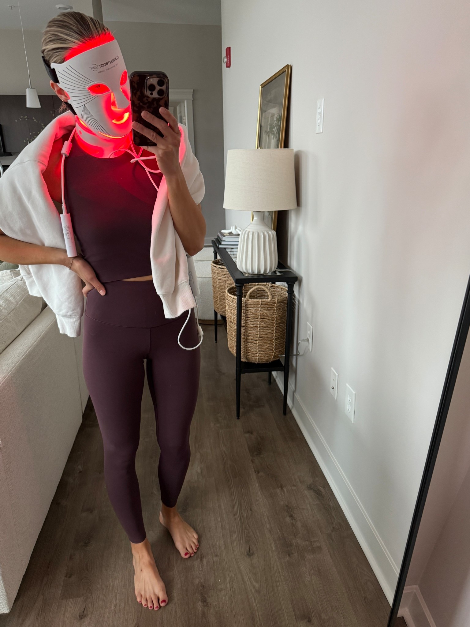 Wearing XS leggings, small longline sports bra, small half-zip sweatshirt 
(Rhône Code: ABOVETHELAW20)
(Mask code: LINDSEY10) 


#LTKStyleTip #LTKBeauty #LTKActive