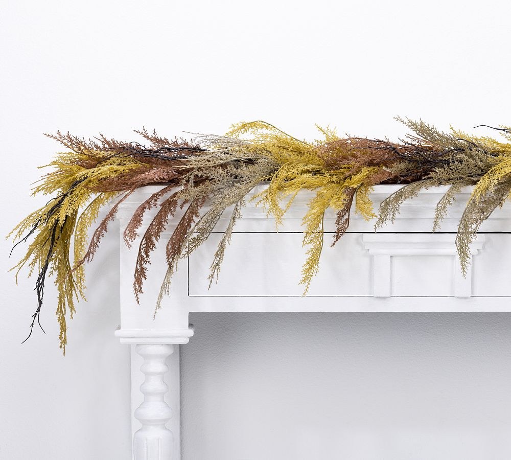 Faux Fall Grass Wreath & Garland | Pottery Barn (US)