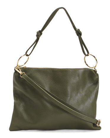 Made In Italy Leather Oriana Ring Crossbody | Handbags | Marshalls | Marshalls