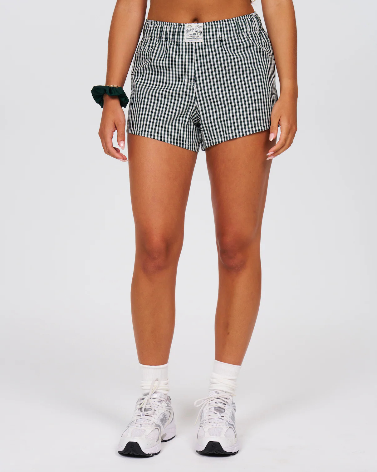 Fitted Boxer Short Set - Picnic Gingham | Dairy Boy