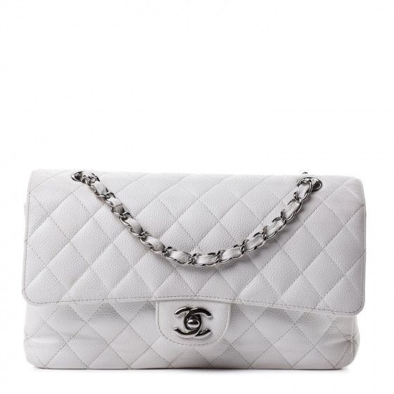 CHANEL

Caviar Quilted Medium Double Flap White | Fashionphile