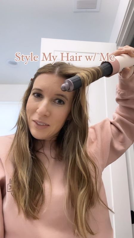 The pink Dyson Airwrap is a DREAM and makes styling my hair a breeze! I use it for a blow out and to curl my hair 👏🏼 Plus the pink is stunning 🩷 I finish it off with Oribe’s texture and finishing hair spray. They smell amazingggg. Let me know if you have any questions!

#LTKBeauty #LTKVideo #LTKStyleTip