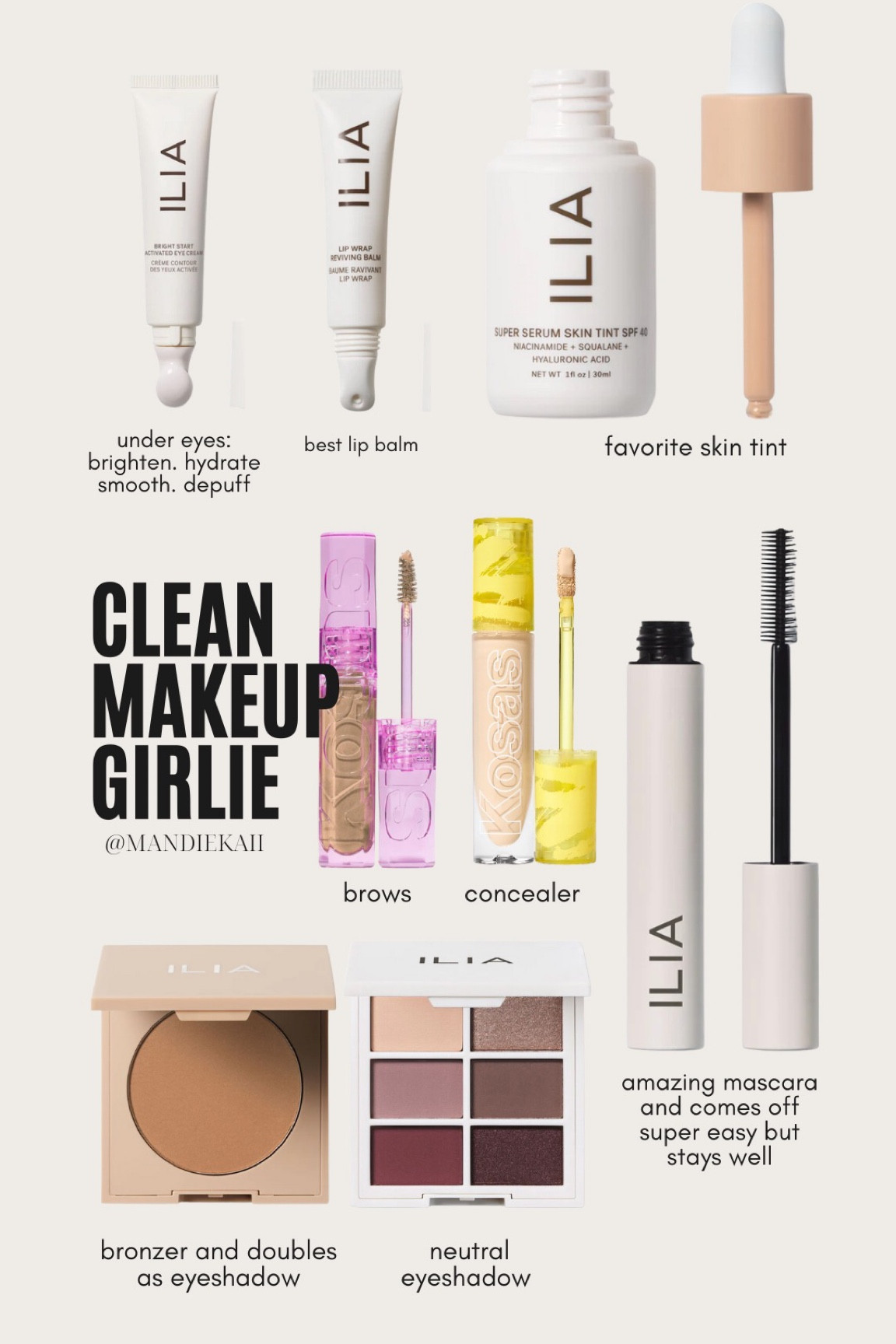 Trying my best to use clean products for my everyday looks 🤍 

#LTKbeauty