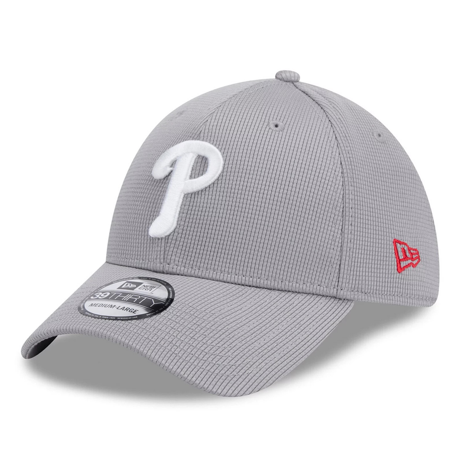 Men's New Era Gray Philadelphia Phillies Active Pivot 39THIRTY Flex Hat, Size: Small/Medium, Grey | Kohl's