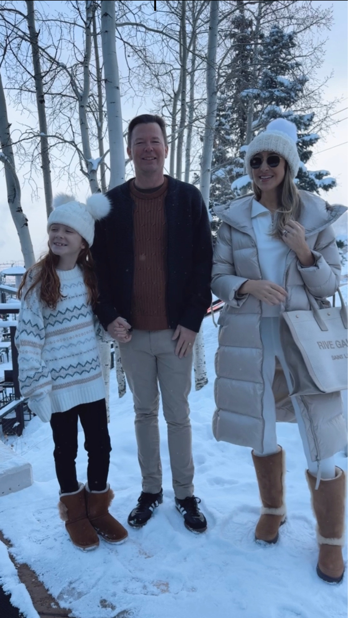 Winter / snow outfits family edition. Feeling very warm and cozy with the best winter coat and the most comfortable set. Abbie’s sweater is super cute and perfect for Aspen. 

#LTKstyletip #LTKfamily #LTKSeasonal