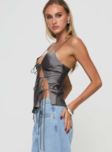 Mariah Top Grey | Princess Polly US