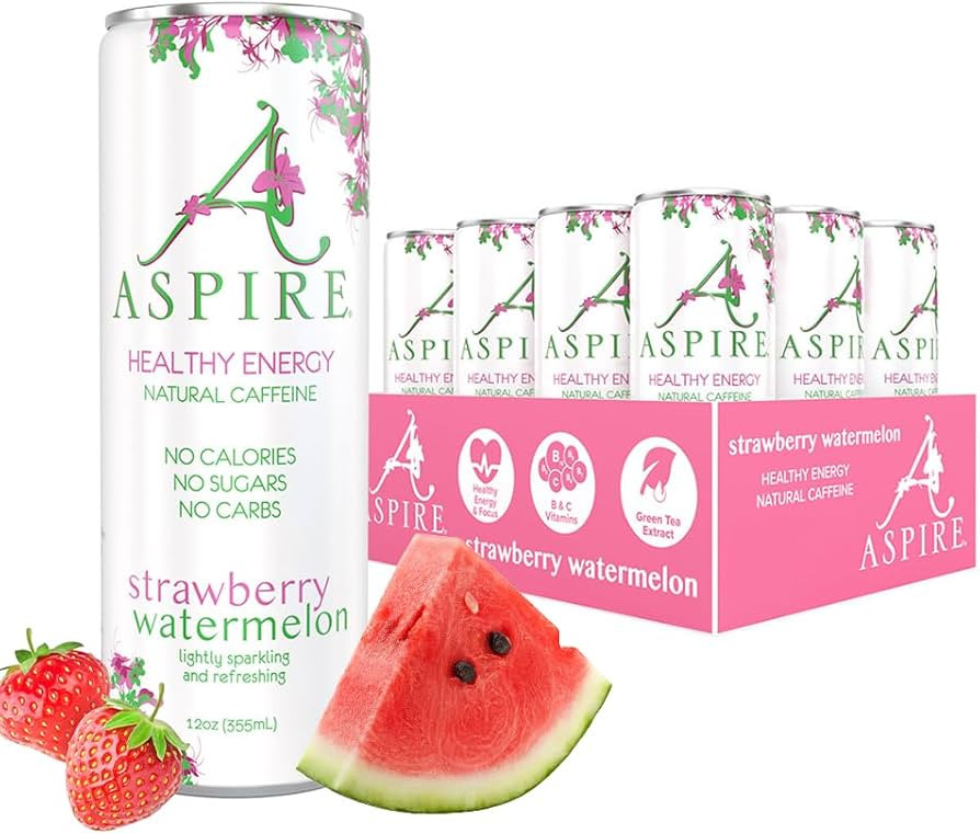 Aspire Healthy Energy Drink with Natural Caffeine - No Calories, Sugar and Carbs | Vitamins B, C,... | Amazon (US)