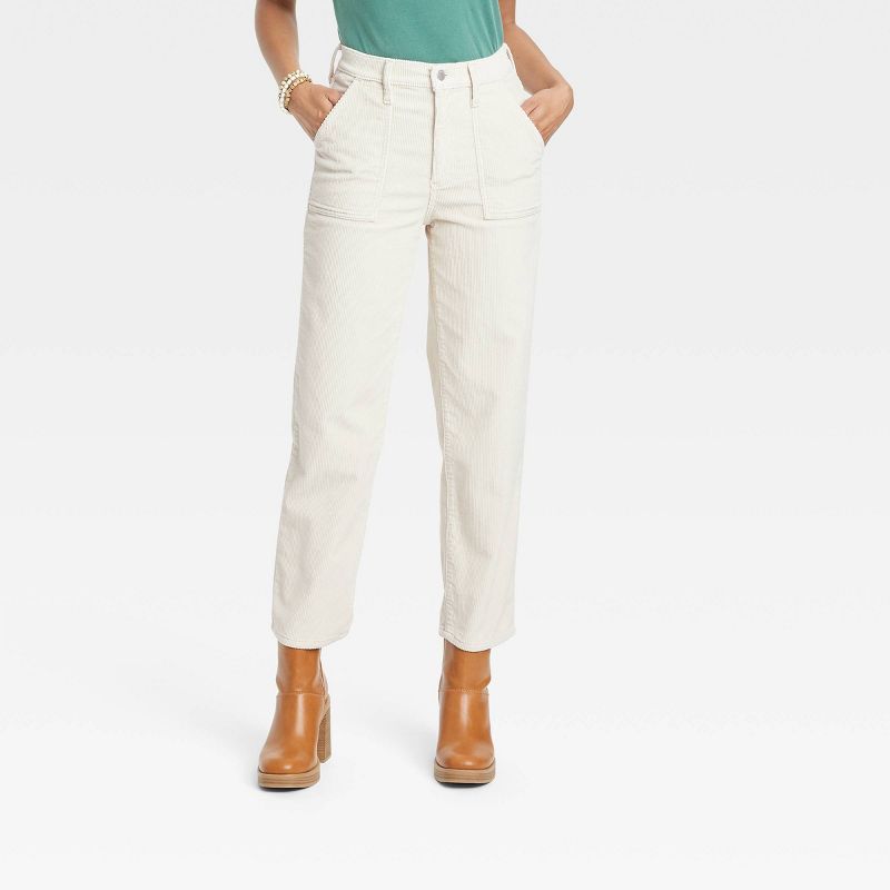 Women's High-Rise Vintage Corduroy Straight Jeans - Universal Thread™ | Target