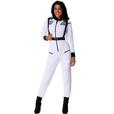 HalloweenCostumes.com X Small Women White Astronaut Women's Costume, Black/White | Target