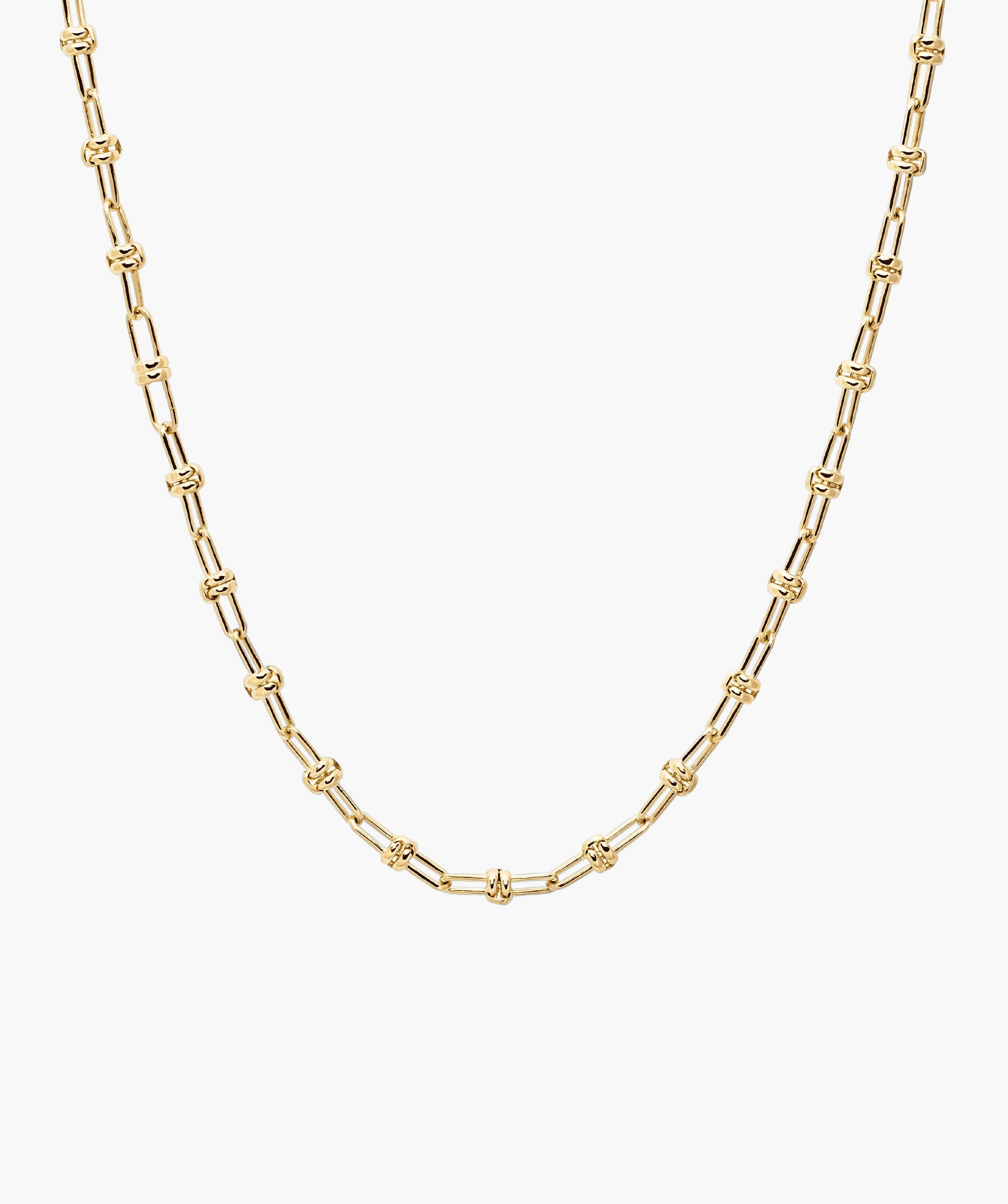 14k Gold Base Chain Convertible Necklace - Adjustable Lengths for Versatility | Mejuri | Mejuri Fine Crew