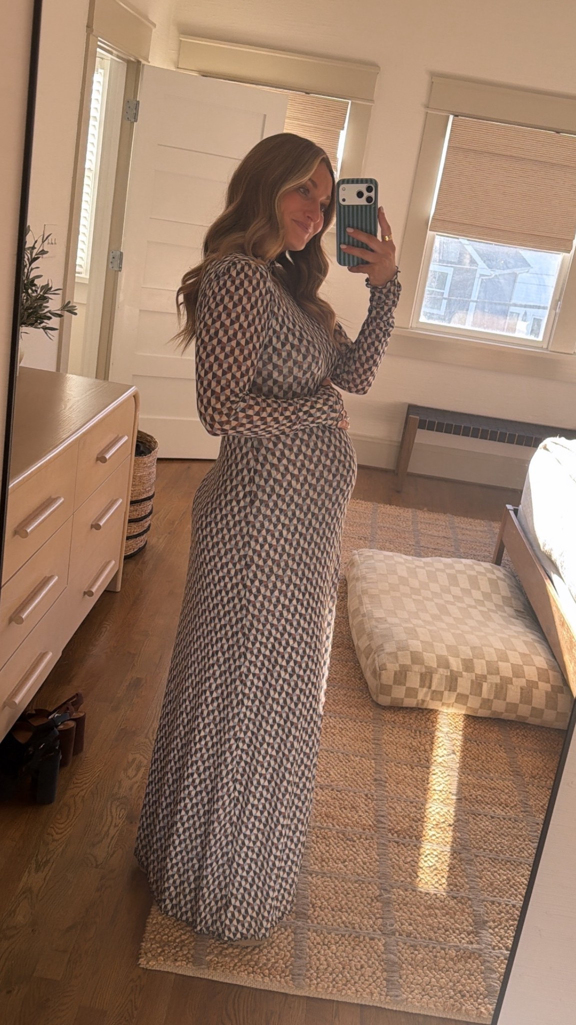 Sized up to a medium and it was so perfectly bump friendly! 

#LTKBump #LTKmomlife #LTKTall