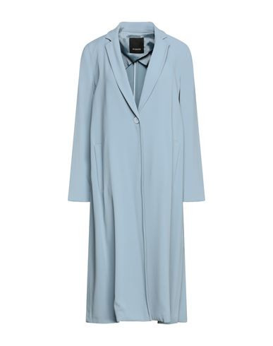 Pinko Woman Overcoat & Trench Coat Pastel blue Size 2 Polyester, Elastane | YOOX (US)