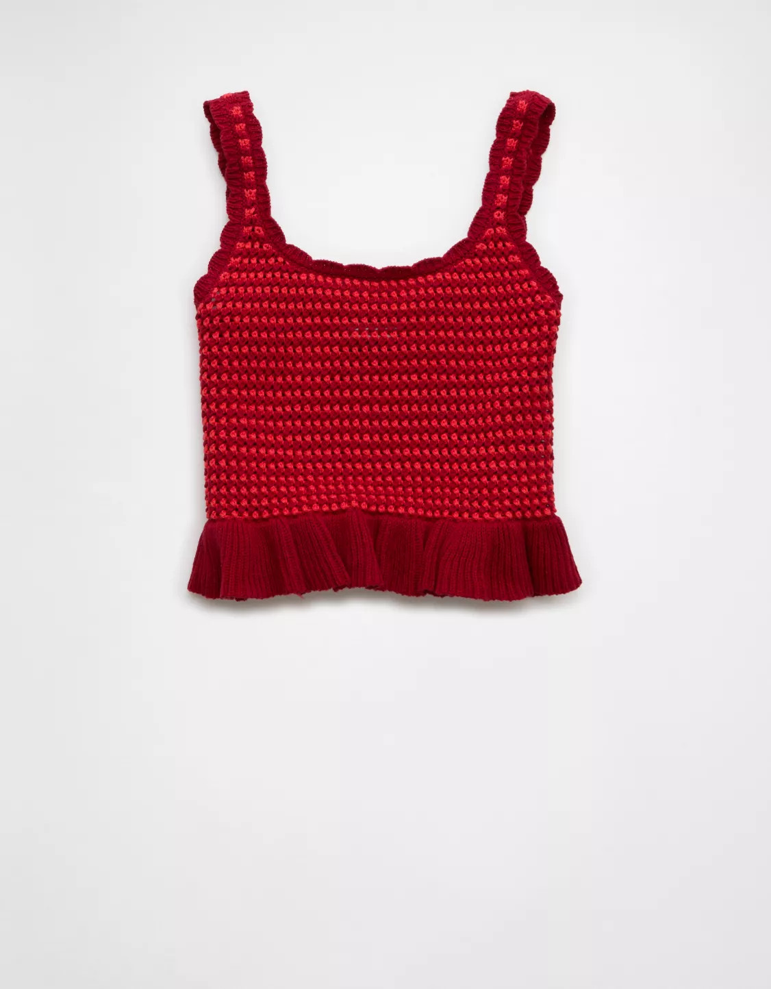 AE Crochet Peplum Tank Top | American Eagle Outfitters (US & CA)