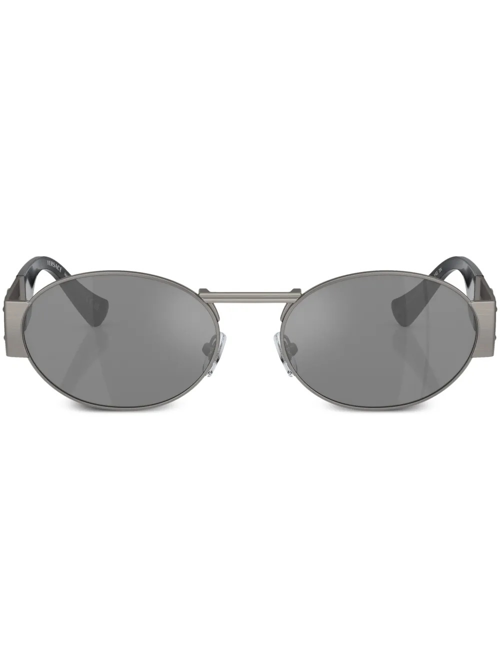 Versace Eyewear Medusa-motif oval-frame Sunglasses - Farfetch | Farfetch Global