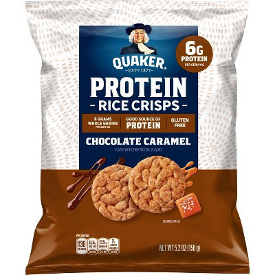 Quaker Rice Crisps Protein Chocolate Caramel - 5.2oz | Target